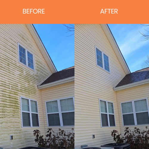 House Wash – Before After House Wash - Before After
